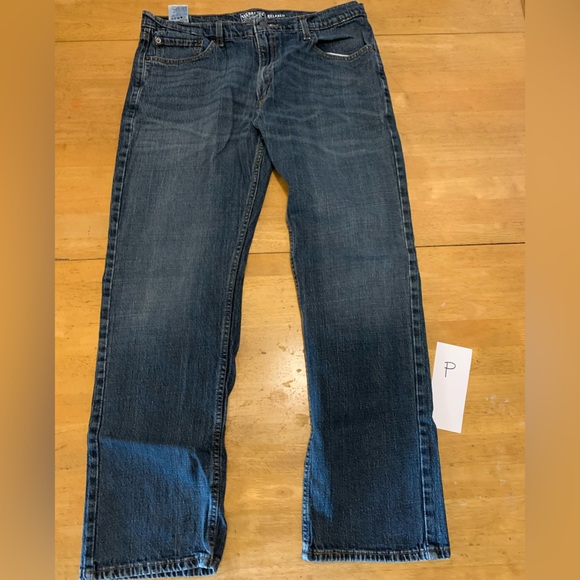 Levi Strauss SIGNATURE Blue JEANS Mens 36 x 32 Relaxed Fit P - Picture 6 of 9